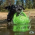 Squeaky Tug Ball Outdoor Dog Toy by Hound2O