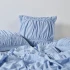 Layla European Pillowcase By Linen House - Bluebell