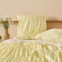 Layla European Pillowcase By Linen House - Lemon