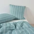 Monday Stripe European Pillowcase by Linen House