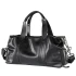 Oak Black Leather Duffle by Nikau Design