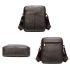 Birch Coffee Leather Crossbody by Nikau Design