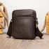 Birch Coffee Leather Crossbody by Nikau Design