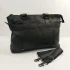 Walnut Black Leather Briefcase by Nikau Design