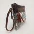 Jo Leather/Canvas Clutch by Backyard