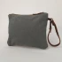 Jo Leather/Canvas Clutch by Backyard