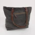 Kathleen Canvas/Leather Tote Bag Bag by Backyard