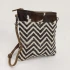 Andie Hide/Canvas Crossbody Bag Bag by Backyard