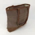 Adeline Hide/Canvas Tote Bag by Backyard