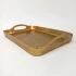 Rectangle Handle Tray Gold Small by Vanillaware