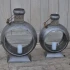Iron Silver Lantern by Backyard - Large