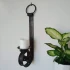 Iron Candle Wall Sconce by Backyard