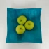 Square Wavy Dish Small by Vanillaware
