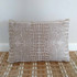 Cushion Cutwork Hide/Wheat/Grey Rectangle by Backyard