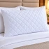 Commercial Quilted Pillow Protector with Zip