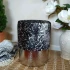 Pouff Black/Silver by Backyard