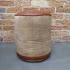 Pouff Canvas & Leather by Backyard