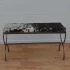 Black Hide - Delaware Bench Seat by Backyard