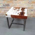 Caramel Nate Hide Stool by Backyard