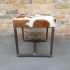 Caramel Nate Hide Stool by Backyard