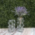 Clear Crystal Ball Vase by Le Forge
