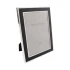 Black Silver Picture Frame #107 by Le Forge