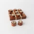 Natural Brass Tic Tac Toe by Le Forge - 12x12cm
