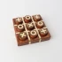 Natural Brass Tic Tac Toe by Le Forge - 12x12cm