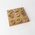 Black Brass Tic Tac Toe by Le Forge - 19x19cm