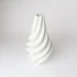3D Arctic White Vase 17 by Le Forge