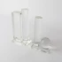 Clear Crystal Ball Bookends by Le Forge
