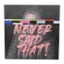Pink Art Canvas "Never Said That" by Le Forge - 60x60cm