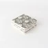 Set of 4 Charcoal/Ivory Coaster Style1 by Le Forge