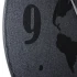 Paco Globe Black Clock by Le Forge - 80cm