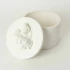 White Porcelain Triple Shell Jar by Le Forge