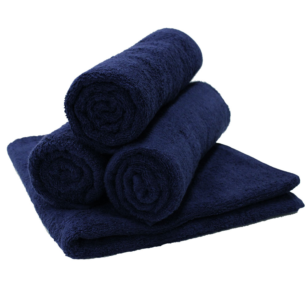 Commercial Navy Bath Towel queenb