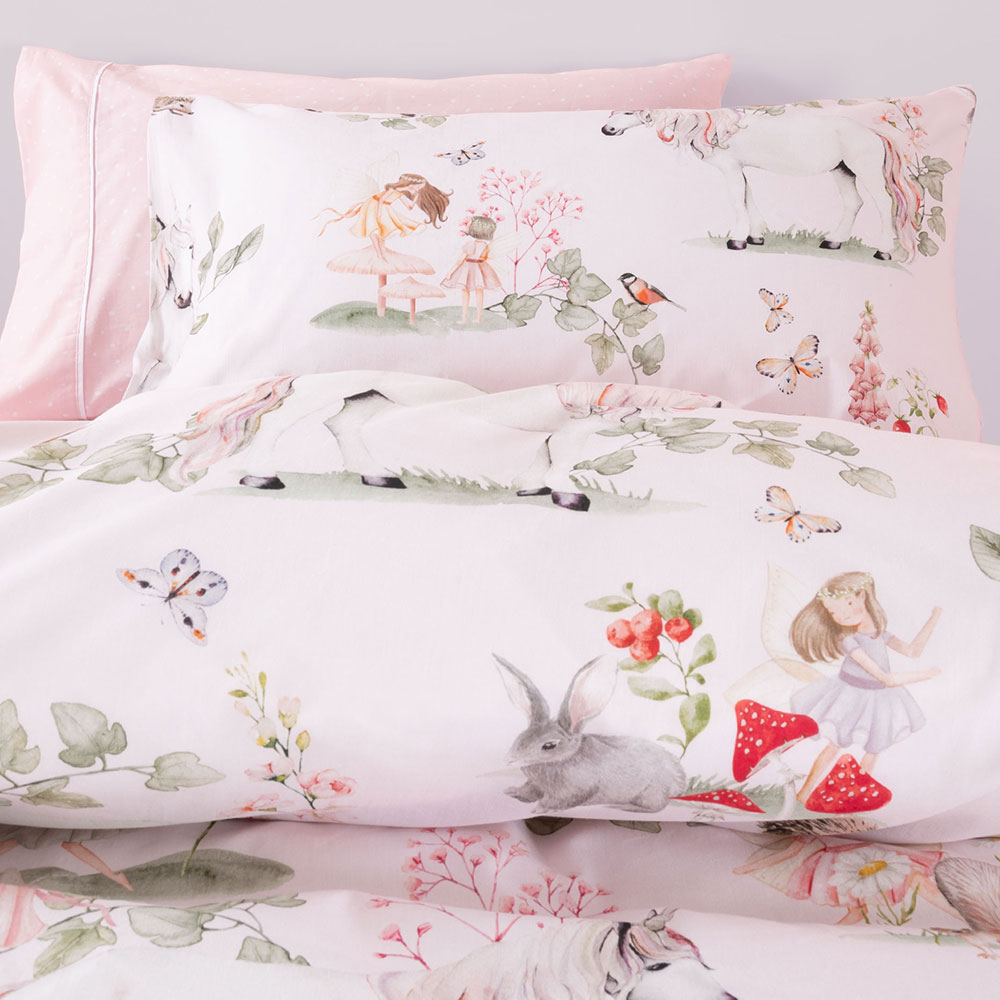 Magical Garden Duvet Cover Set by Squiggles - queenb