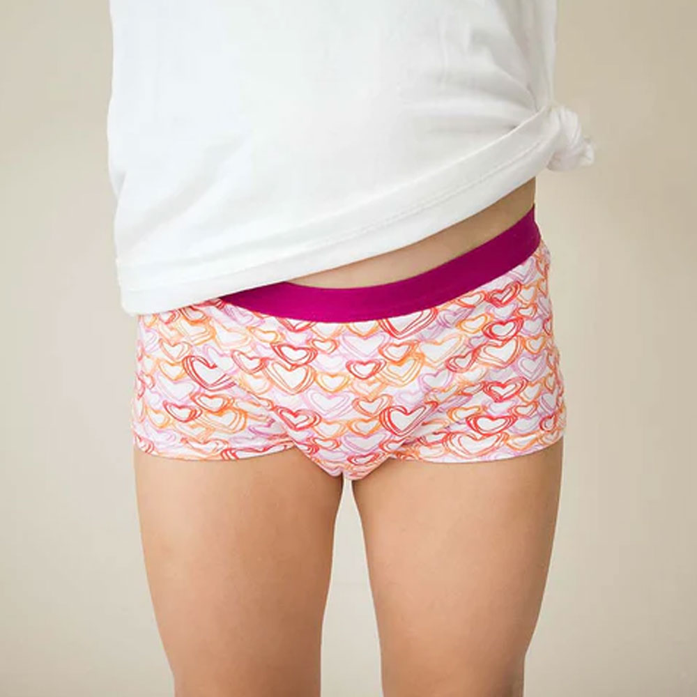Girl Hearts Night Training Pants by Brolly Sheets - queenb
