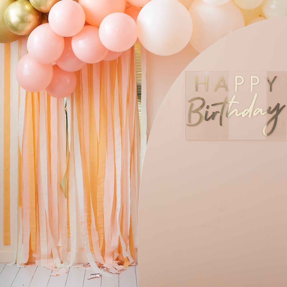 Ginger Ray Pastel Streamer and Balloon Party Backdrop Mix it Up