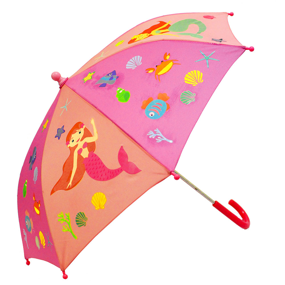 Babyhug Umbrella Mermaid Print - Purple