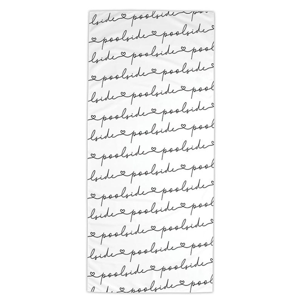 Poolside Quick Dry Oversized Beach Towel by Santa Barbara Design Studio