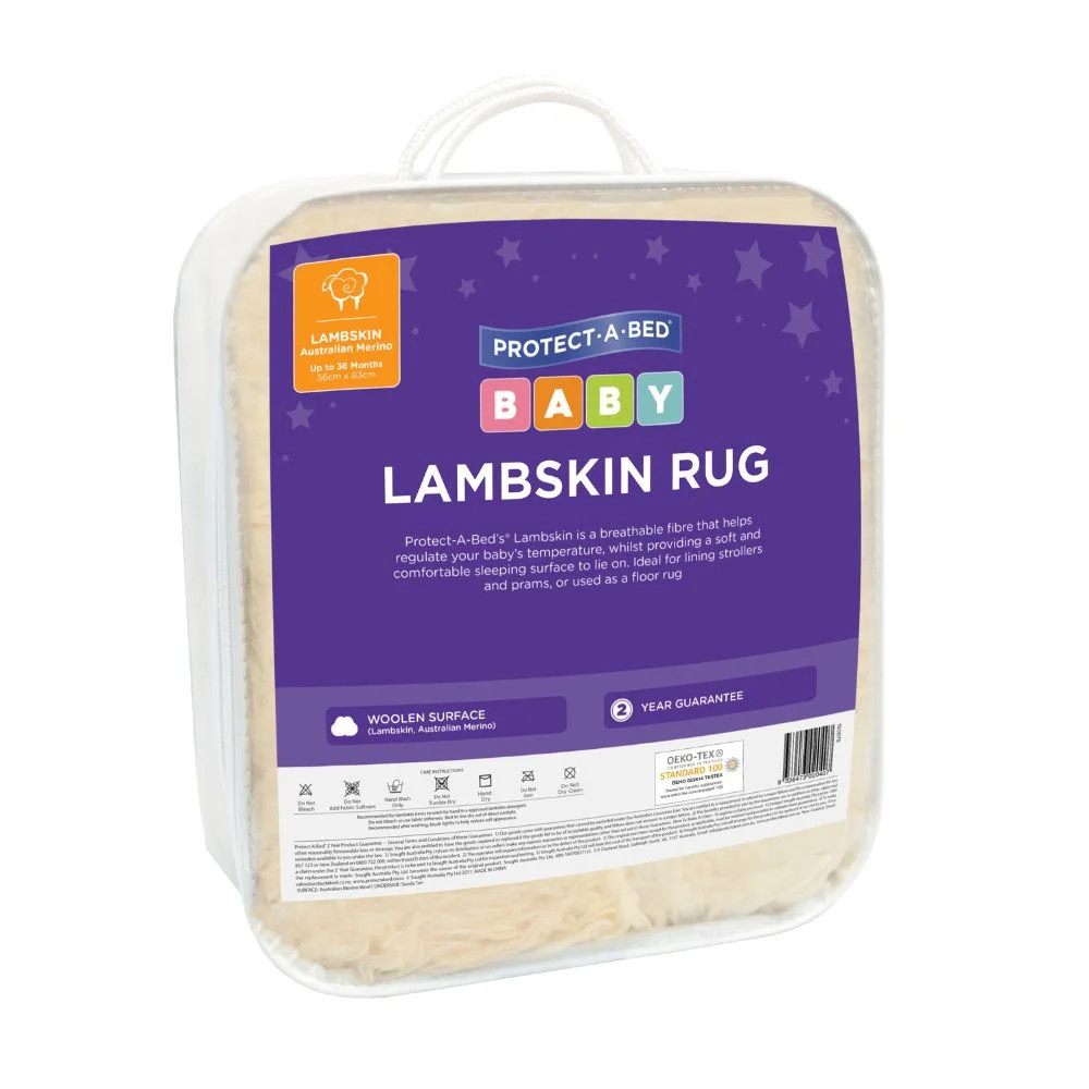 Baby Lambskin Rug by Protect-A-Bed | queenb | Shop Online