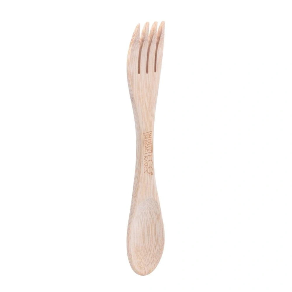 Rustic Spork Purchase Eco Basics Reusable Bamboo Spork by White Magic | queenb.co.nz