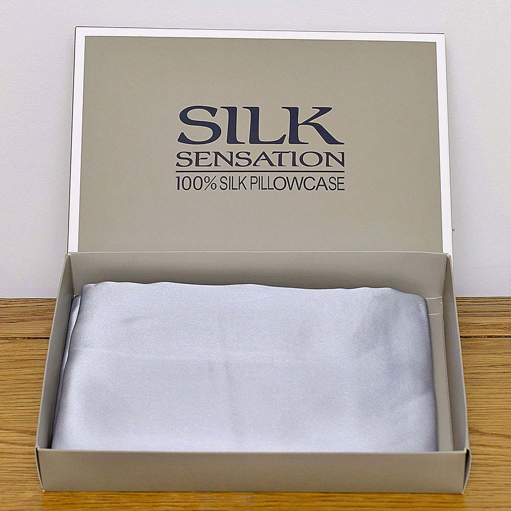 Shop 100 Silk Pillowcases (Boxed) by Silk Sensation with Afterpay
