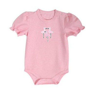 Pink Flamingo Snapshirt (6-12 months) by Stephan Baby queenb