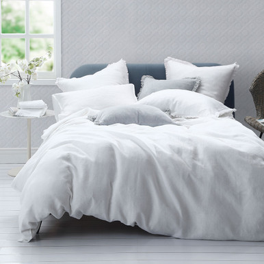 Shop Laundered Linen Duvet Cover Sets - by MM Linen with Afterpay