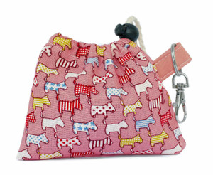 Treat Bag / Poop Bag Dispenser [Dog Parade Salmon]