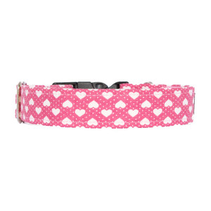 Clasp Collar [Hearts Pink]