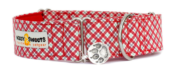 Martingale Collar [Plaid Red]