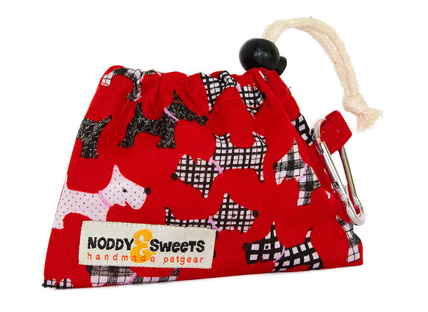 Treat Bag / Poop Bag Dispenser [Scotties Red]